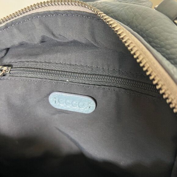 Ecco SP3 Blue and Beige Grey Leather Mini Backpack - Picture 5 of 5